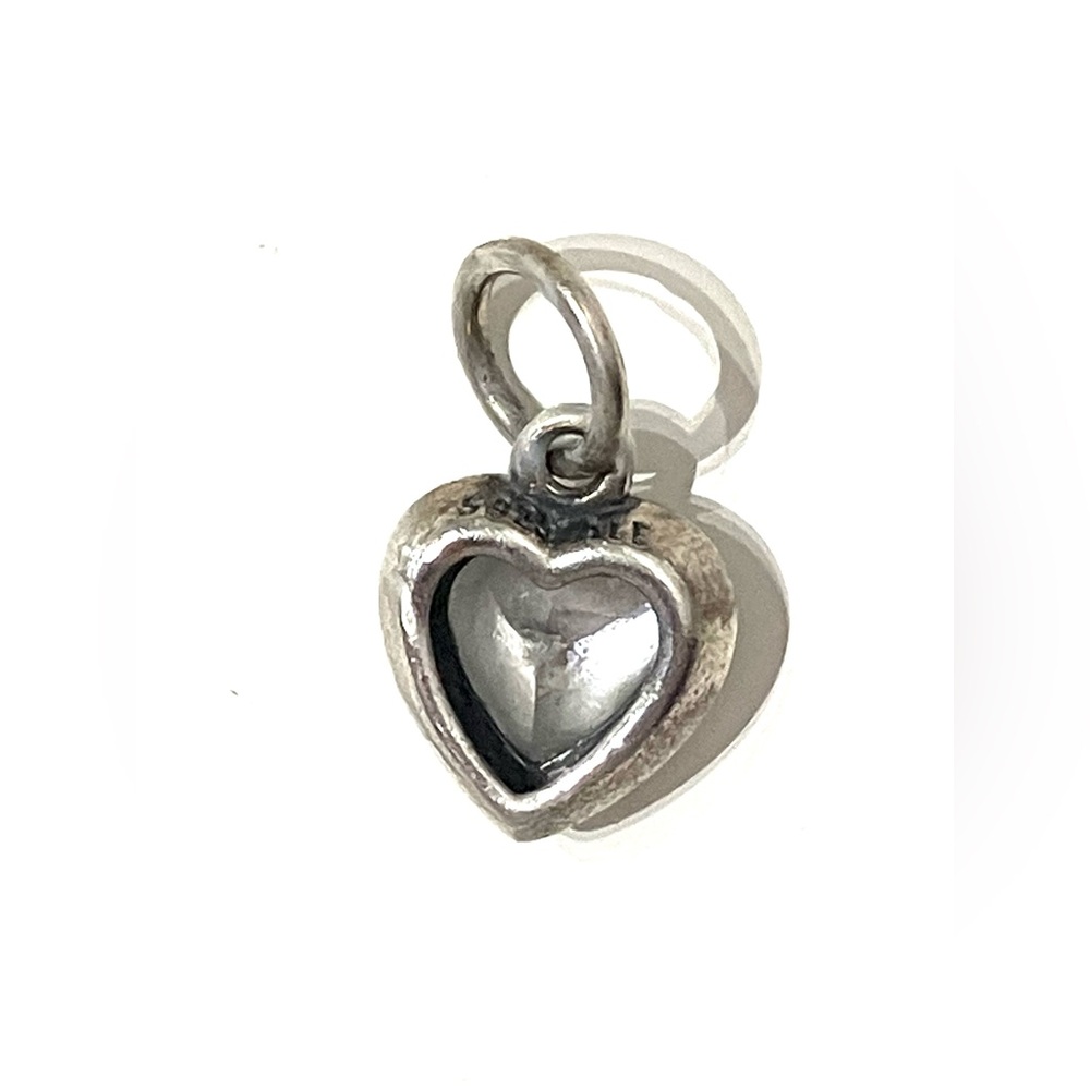 Pandora CZ Heart Pendant Charm - Picture 4 of 4